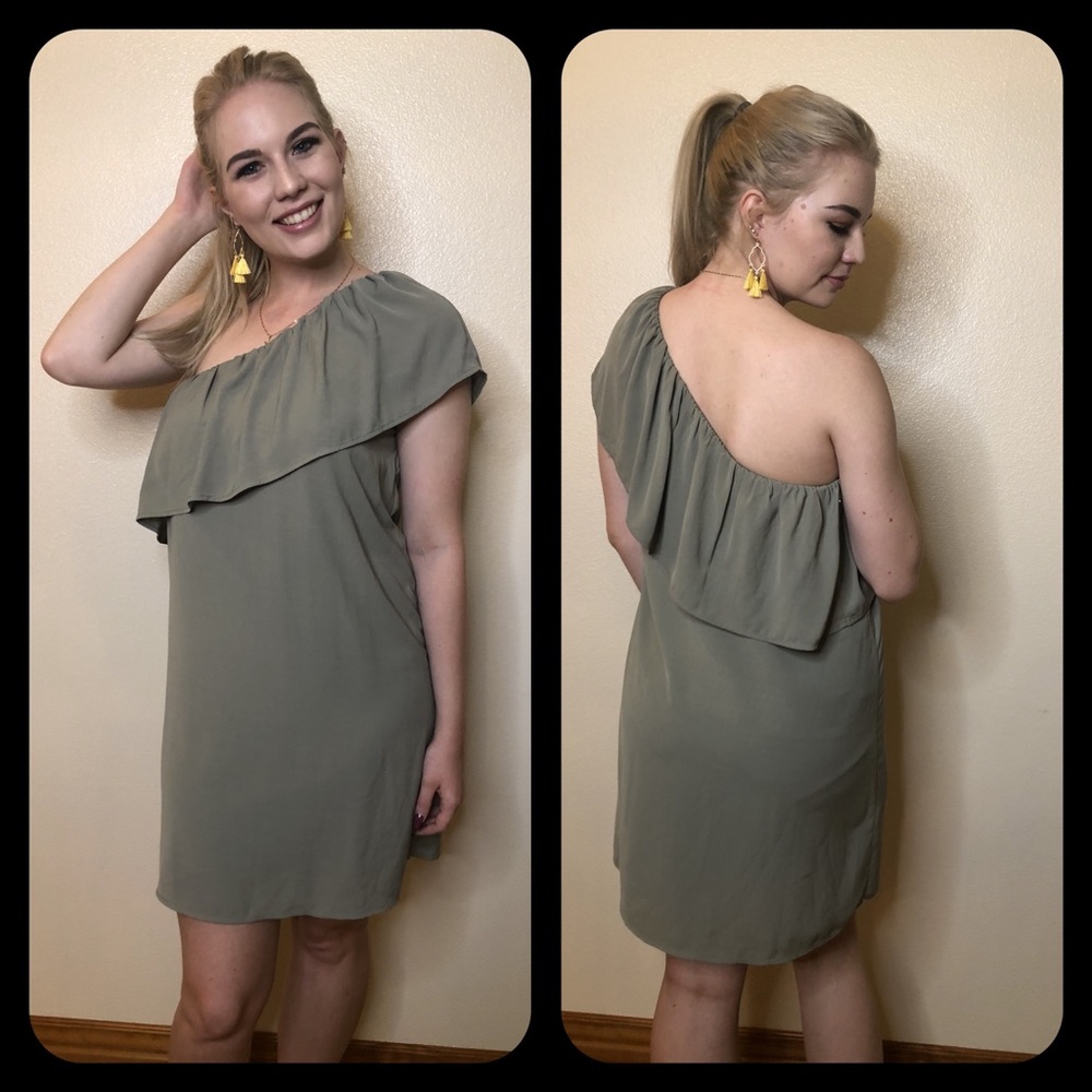Cold shoulder dress